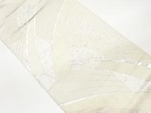 変わり孔雀羽根模様織出しリバーシブル袋帯